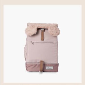 NWT Miniware My First PAC PAC-Fur Backpack - Blush Pink